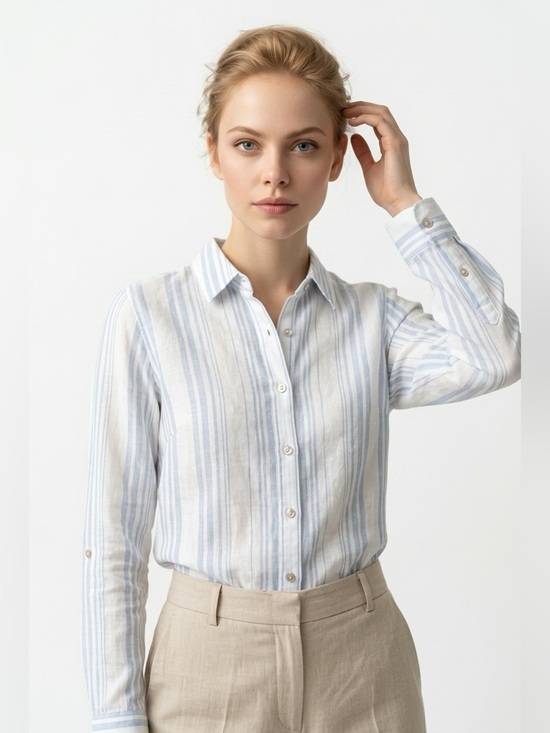 Jones New York Tops - Jones New York linen blend blouse